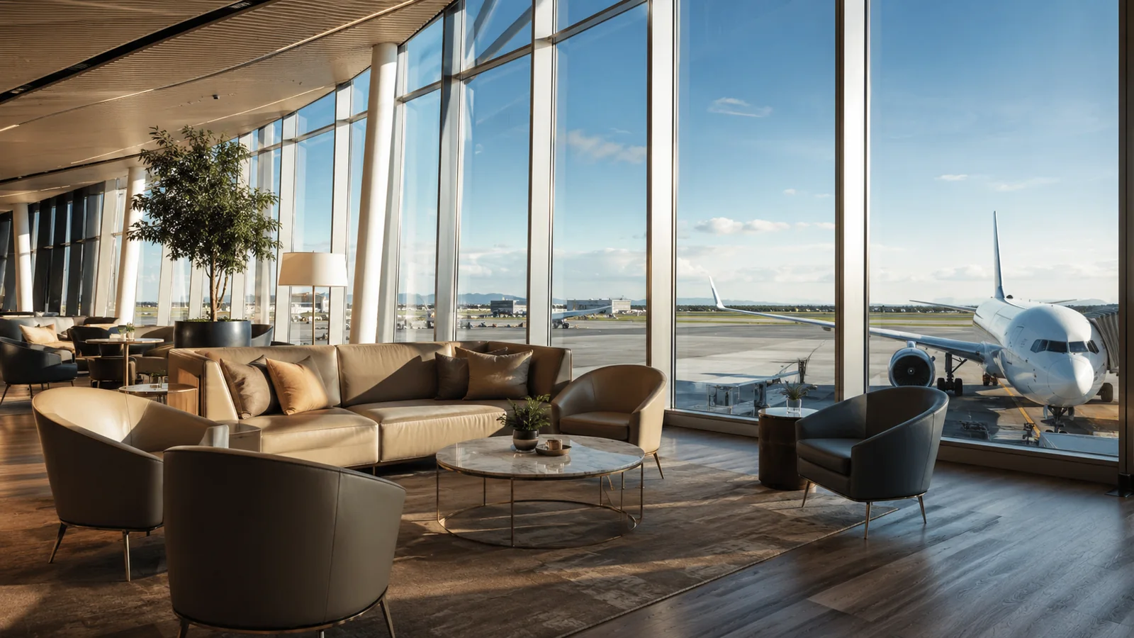 Premium airport lounge